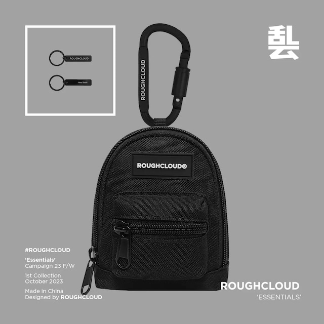 ROUGHCLOUD スモールバックパックイヤホンポーチ