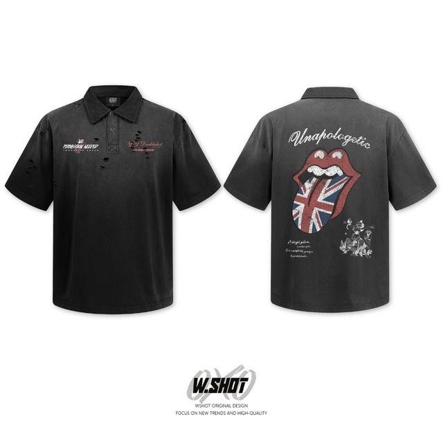 WSHOT Original Vintage Rock Graphic Polo WS165