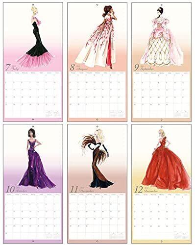 バービー Barbie 22 Calendar L サイズ 壁掛サイズ ウォールカレンダー Sunstar Stationery 30 X 30cm 雑貨屋スノーアリッサム