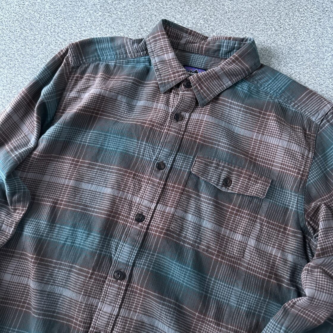 patagonia パタゴニア ライトネル ネルシャツ 薄手 オンブレ チェック  