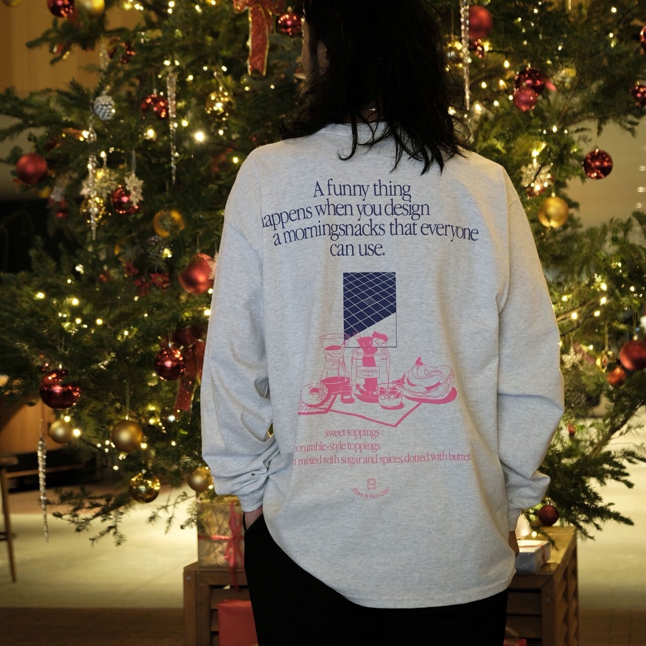 「+Glass Jar」Pocket L/S T-shirt ※LIMITED