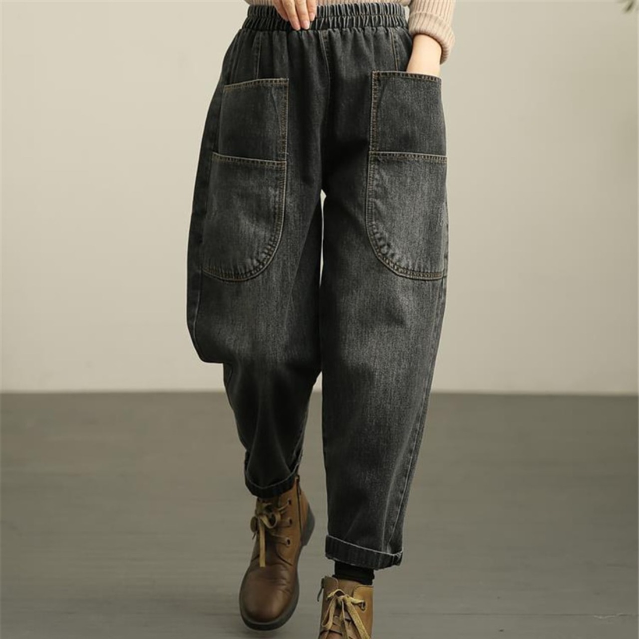 Ankle-length Straight Denim Pants / ストレート デニムパンツ（アンクル丈）