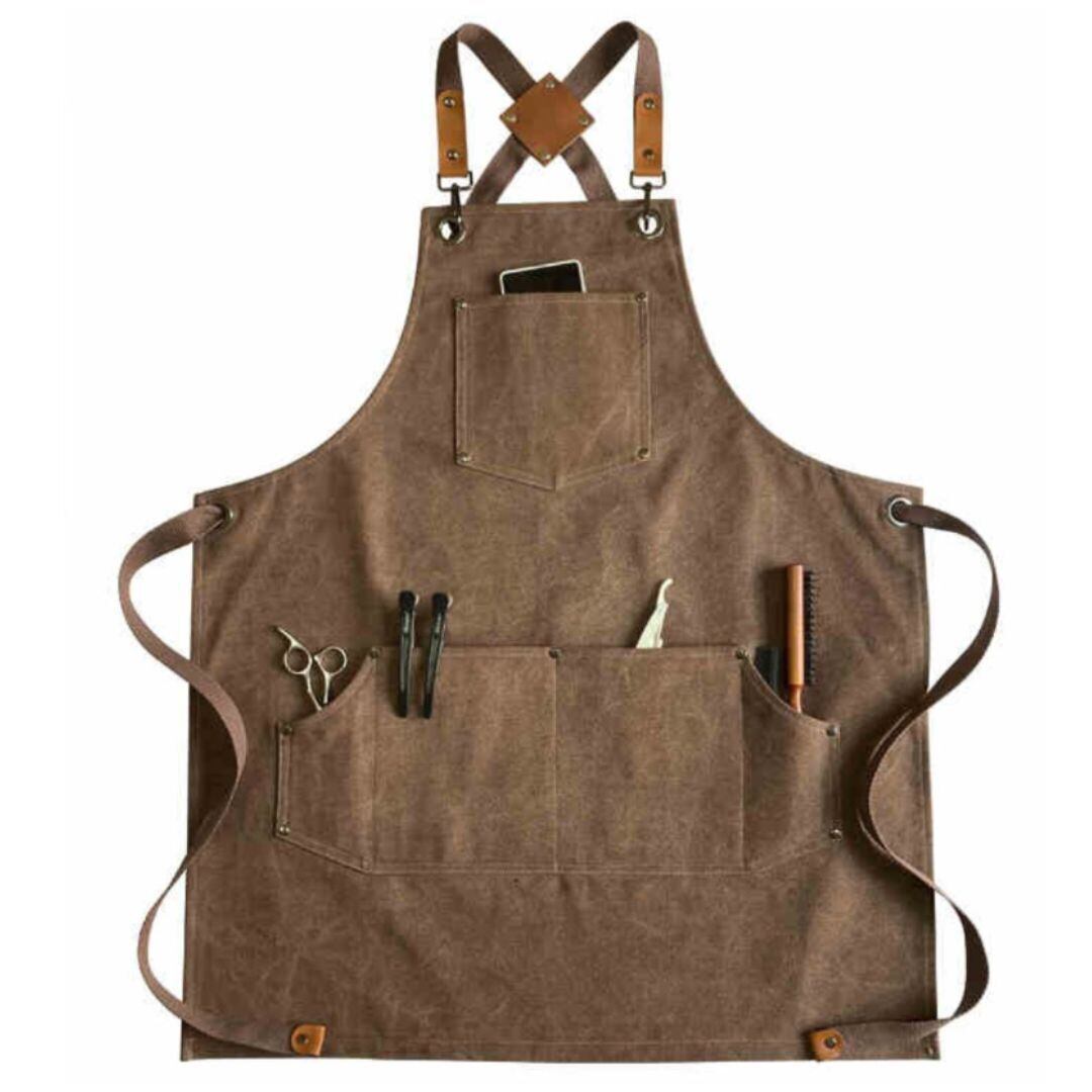 ロング丈ツールポケットエプロン A18011