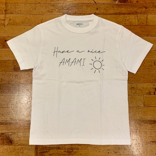 TORTUGAオリジナル　Have a nice amami -SUN- 半袖Tシャツ(WHITE)