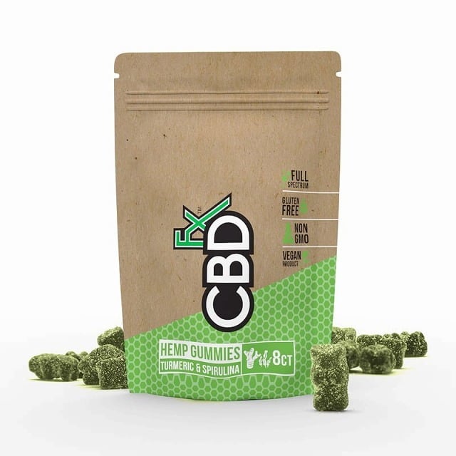 CBDfx CBD配合ターメリック＋スピルリナグミ - 8個入り | CBD GANG