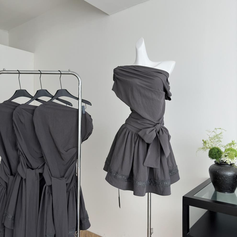 【dress】ワンショルダーワンピース M32630