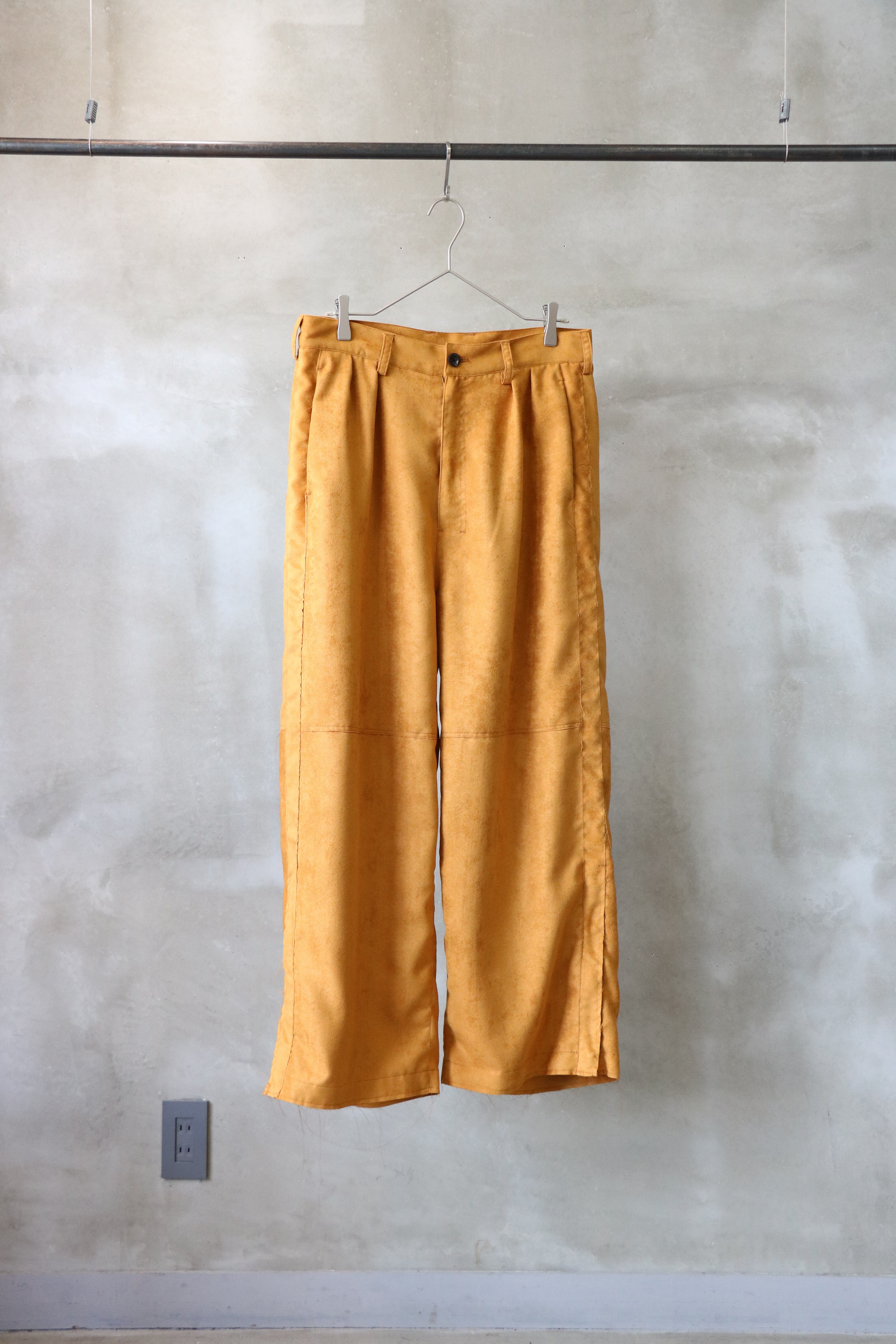 Ancellm / VEGAN LEATHER SIDE LINE PANTS /ANC-PT51 / アンセルム 