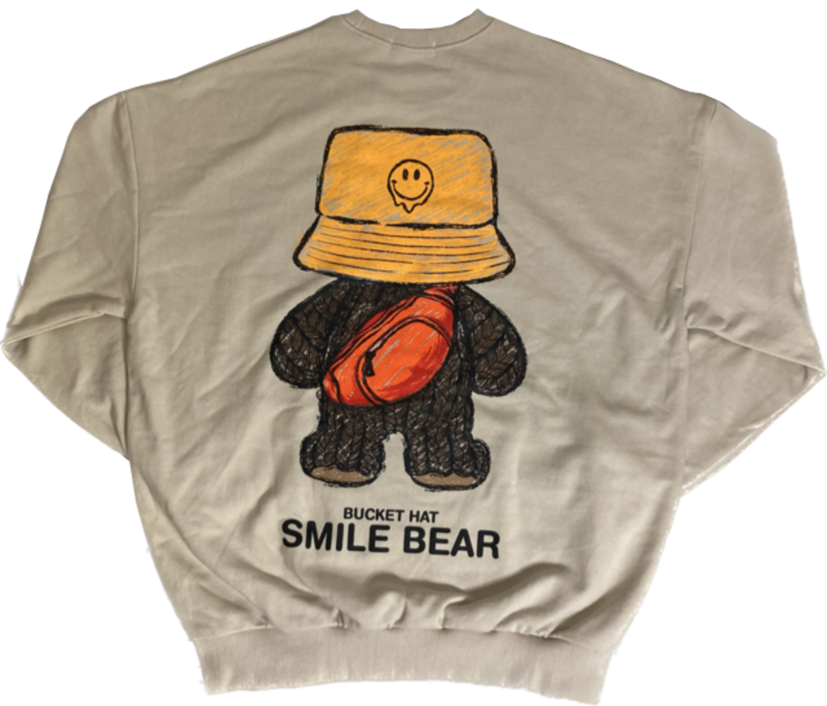 ご購入者様決定【Sandie anap】クマモチーフトレーナー ショート丈