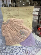 【NEO DOLL】22cmドールサイズ　スモッキングワンピース(ペチコート付き)