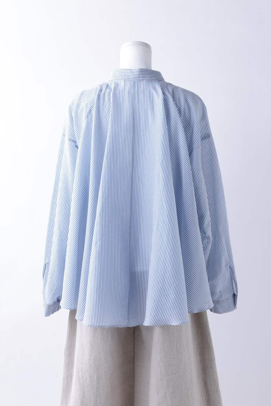 naocono ストライプ フレア ブラウス | 大人になったら、着たい服  