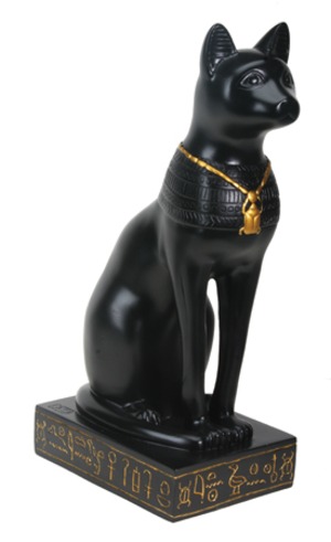 バステト神 bastet 猫型の女神 立像 大きいサイズエジプシャン・置物・フィギュア・古代エジプトYTC8452