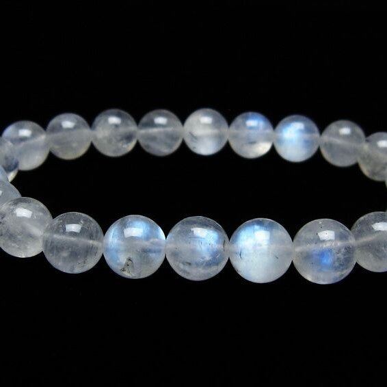 ムーンストーン ブレスレット 9mm 一点物 メール便可 [M便 1/10] 111-44513