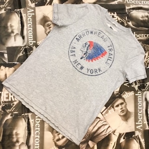 Abercrombie&Fitch　MENS　プリントＴシャツ　Ｍサイズ