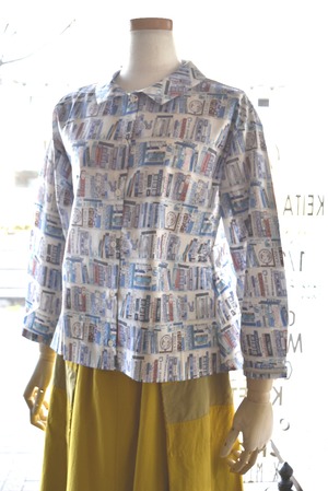 PEINDRE(パンドル) 26S/S プリント柄ブラウス