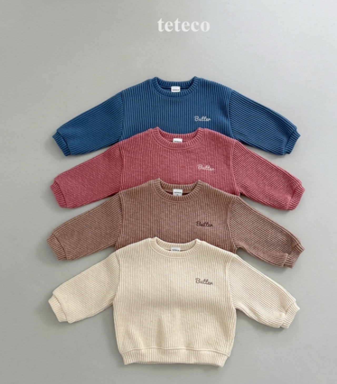 【取寄】teteco ニットMTM｜秋服｜韓国子供服｜ 26/AT