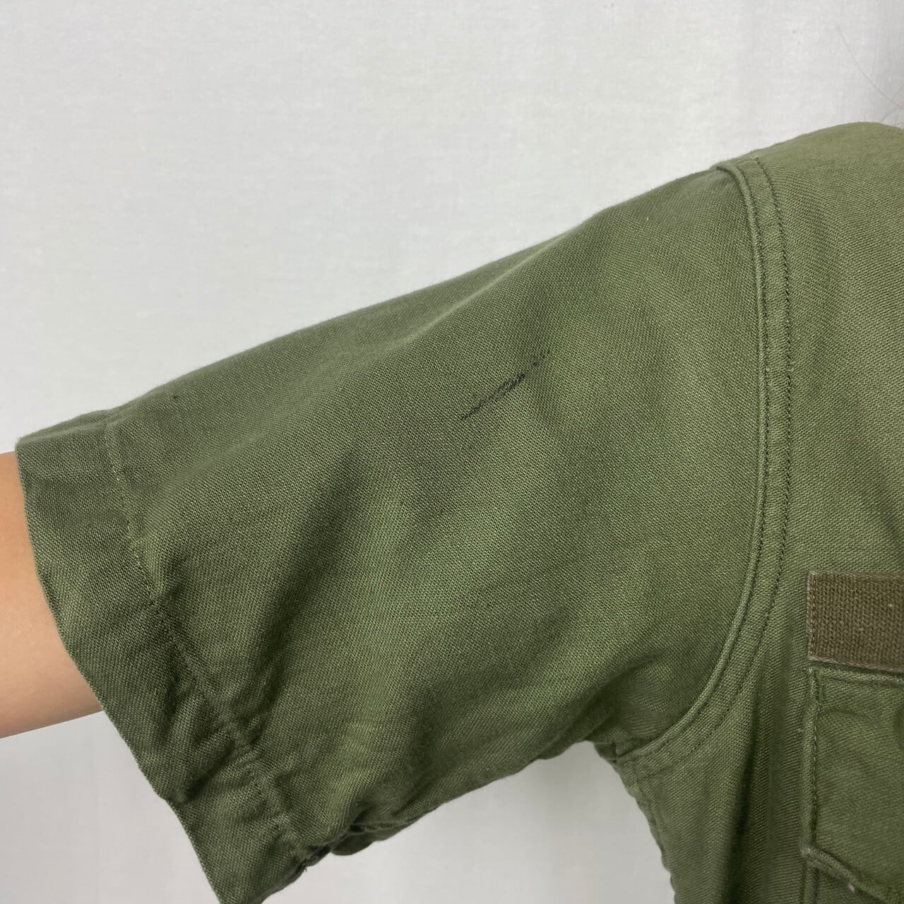 69年納品 60年代 米軍実品 U.S.NAVY 刺繍 半袖 ミリタリー