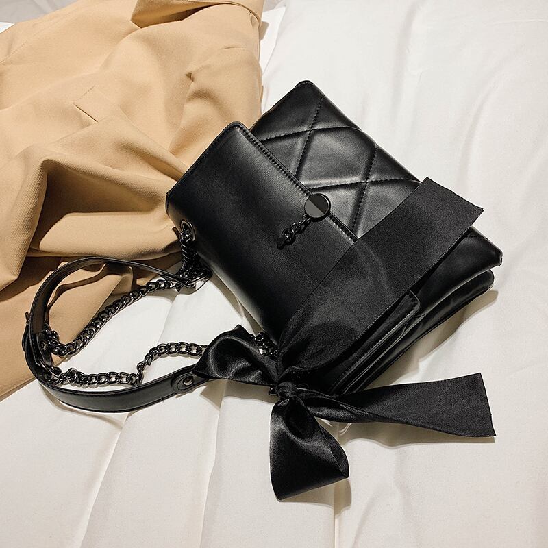 オータムウィンタースタイルレディースチェーン 秋物 冬物 スクウェア メッセンジャーバッグ 手作りハンドバック49877674622