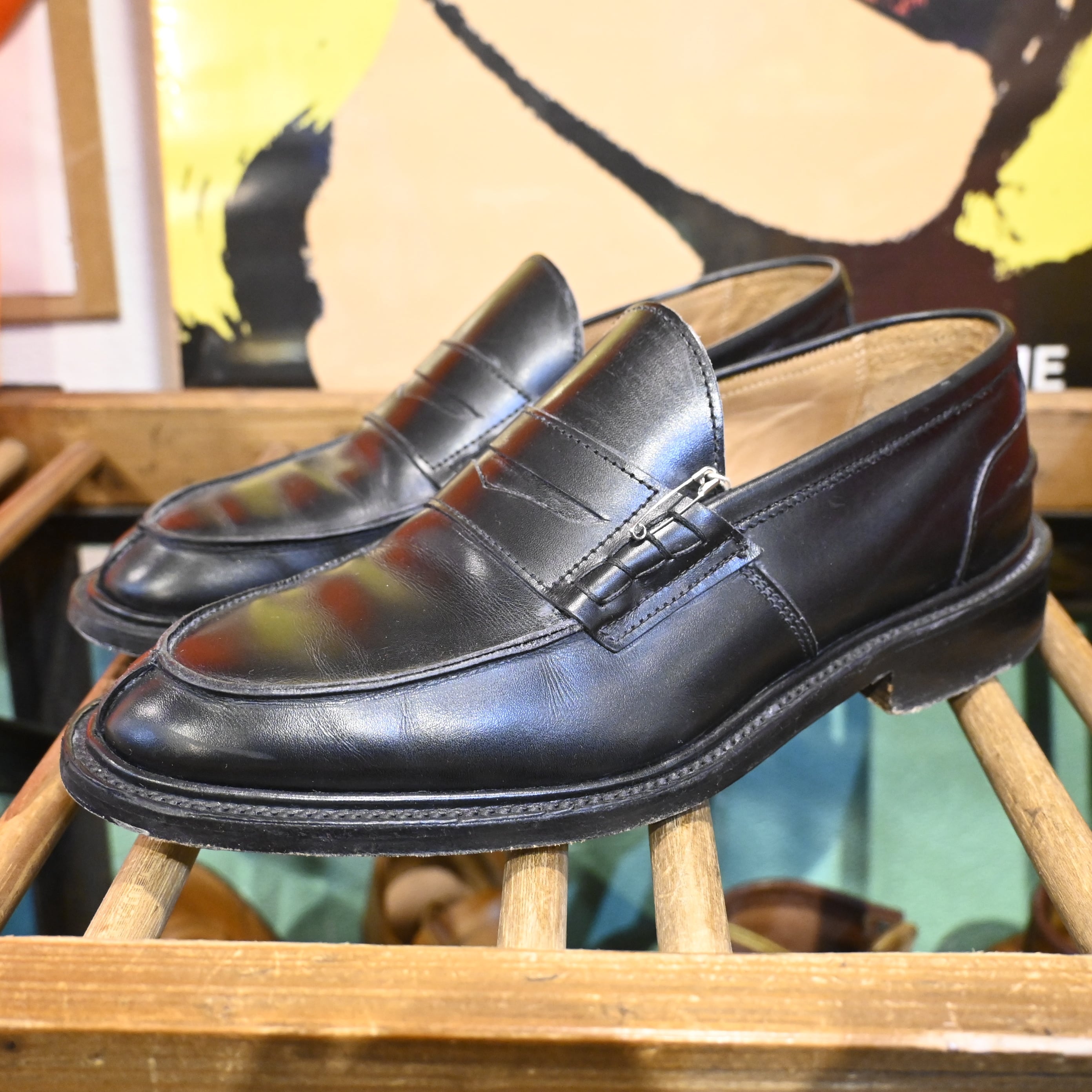 6 1/2 ] Tricker's England製 3227 James Black Calf , Black | 広島