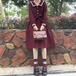 ✞ロリータ襟付きAラインワンピースドレスOP ミディスカート ロング 秋冬✞ゴスロリ SM ミリ 甘ロリ クラロリ 和ロリ エレガント 黒ロリ 姫ロリ 華ロリ BB-BB74356810827