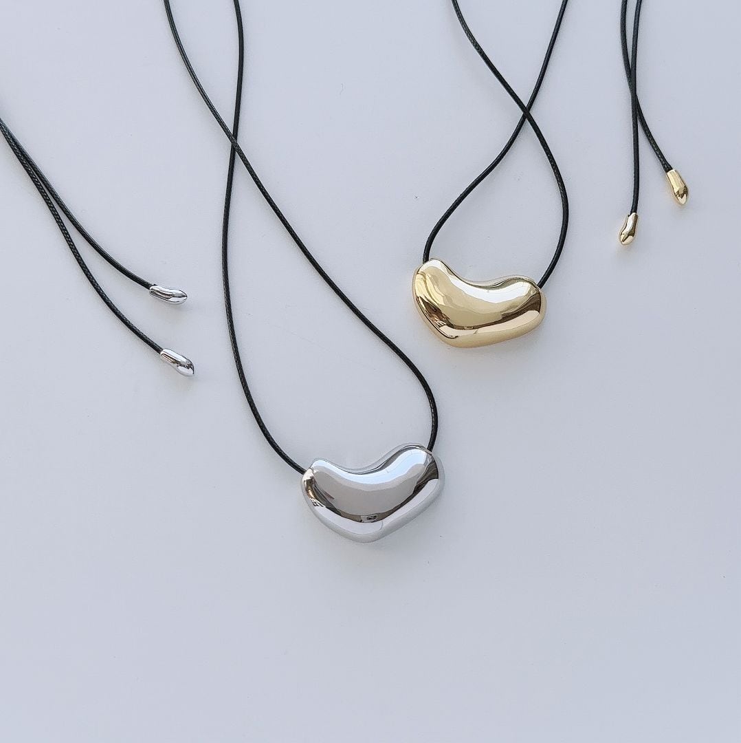 ハート ロング レザー ネックレス | Lune (リュンヌ) ハート ロング レザー ネックレス | Lune (リュンヌ)