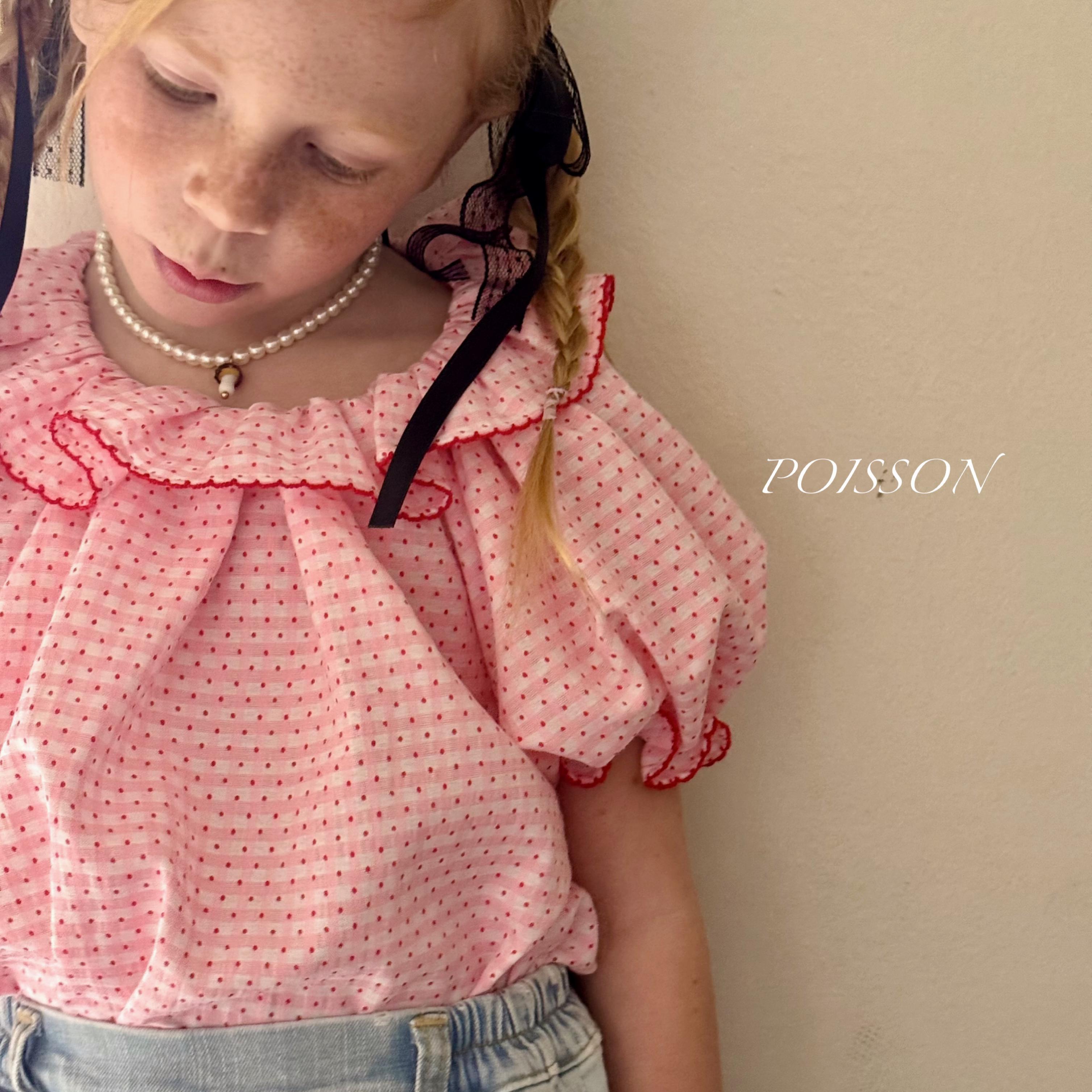 «sold out»«ジュニアサイズあり»«poisson» マレブラウス 2colors