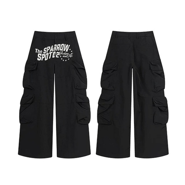 グラフィックワイドフォルムカーゴパンツ 1col R02910