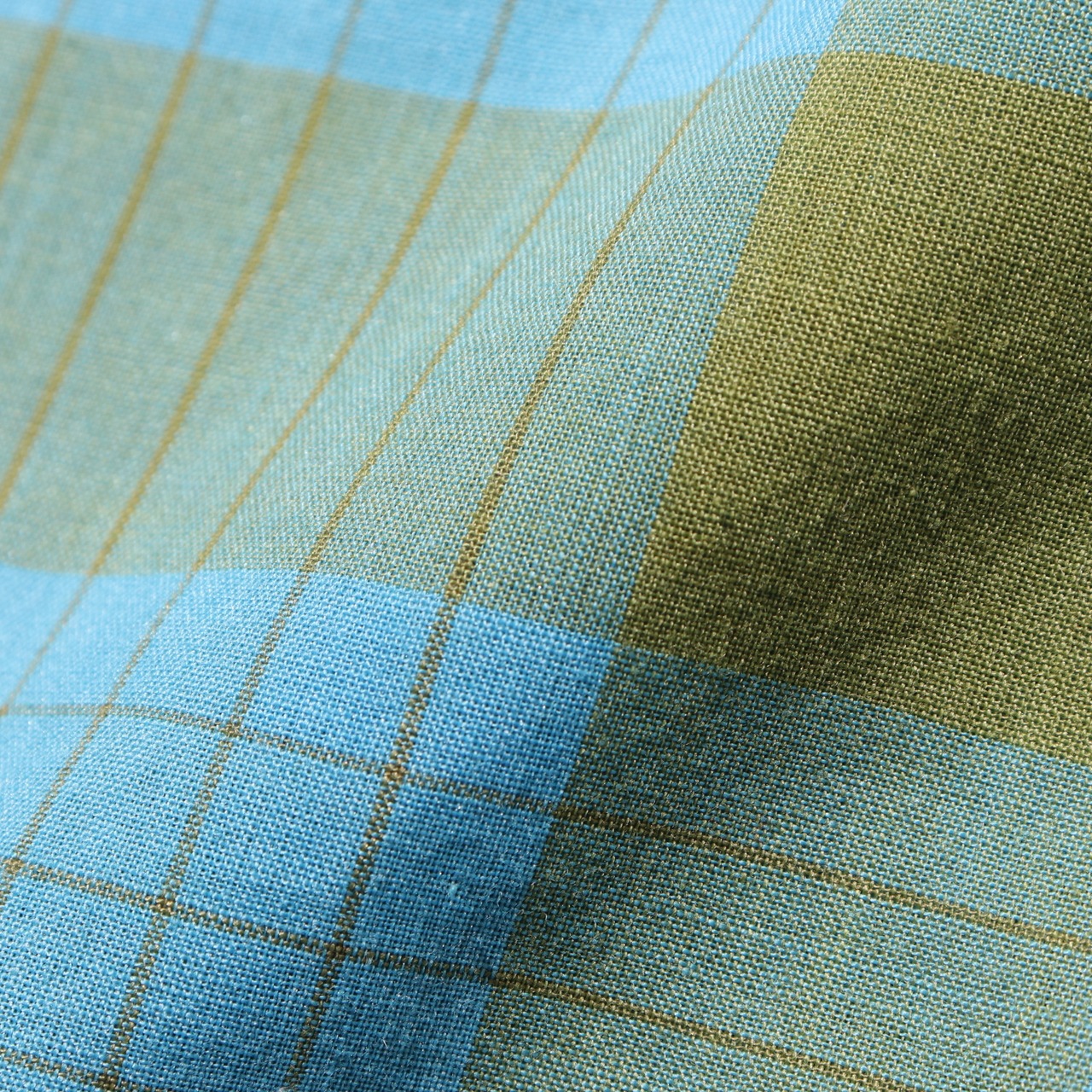 極美品 M 70s Towncraft 半袖開襟チェックシャツ タウンクラフト コットンポリ