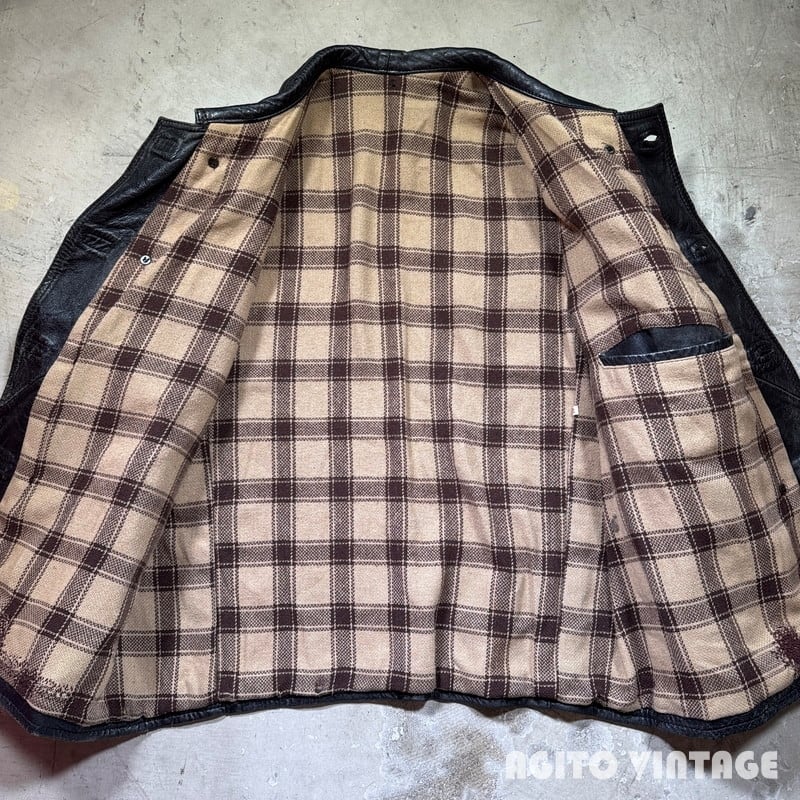 ~70's Unknown French Le Corbusier Jacket ル・コルビュジエジャケット ブラック コルビジェ size52 70's Unknown French Le Corbusier Jacket ル・コルビュジエジャケット