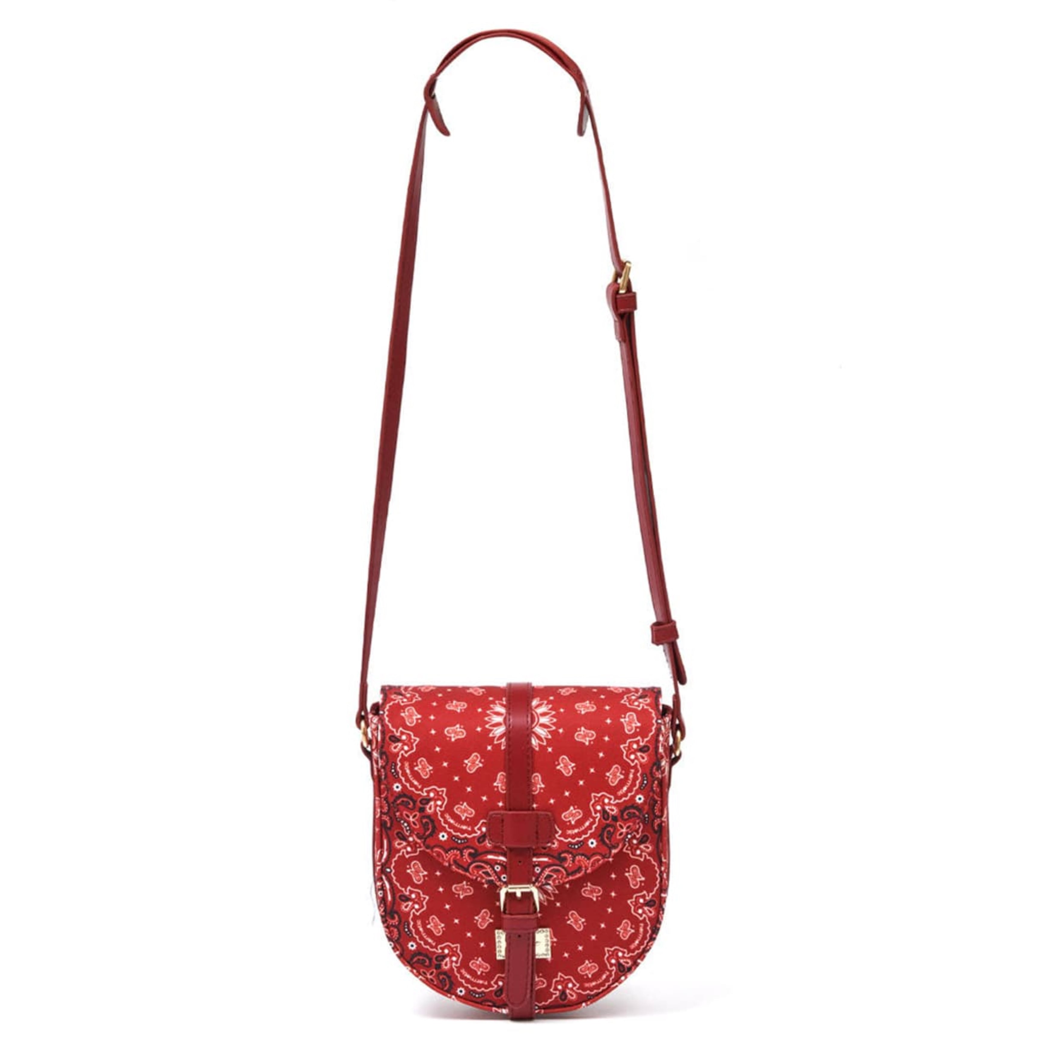 【HERMETIC】RED / NEW PAISLEY STRAP BAG【ヘルメティック/アクセサリー/ショルダーバッグ/ストリート/メンズ/レディース/韓国/ラグジュアリー/原宿/】