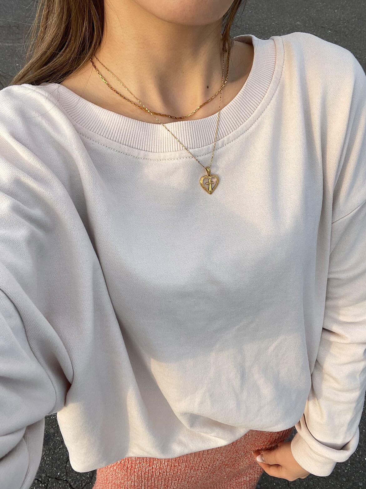 ネックレス ヴィンテージ 楽天市場】サージカルステンレス製ネックレス ヴィンテージ加工 3mm幅