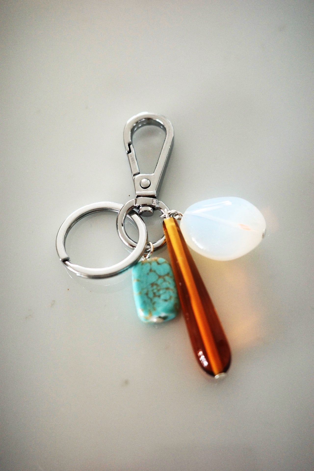 Sisi Joia キーホルダー キーリング Sisi joia 〈KEY CHAIN amber〉 | trava