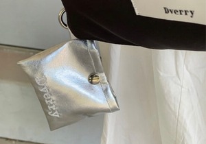 『即納』Dverry | 残り2点　シルバーイージーポップバック ( シルバー ) / silver easy poop bag（silver ）