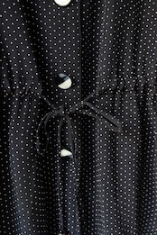 Micro dots waist shape jacket