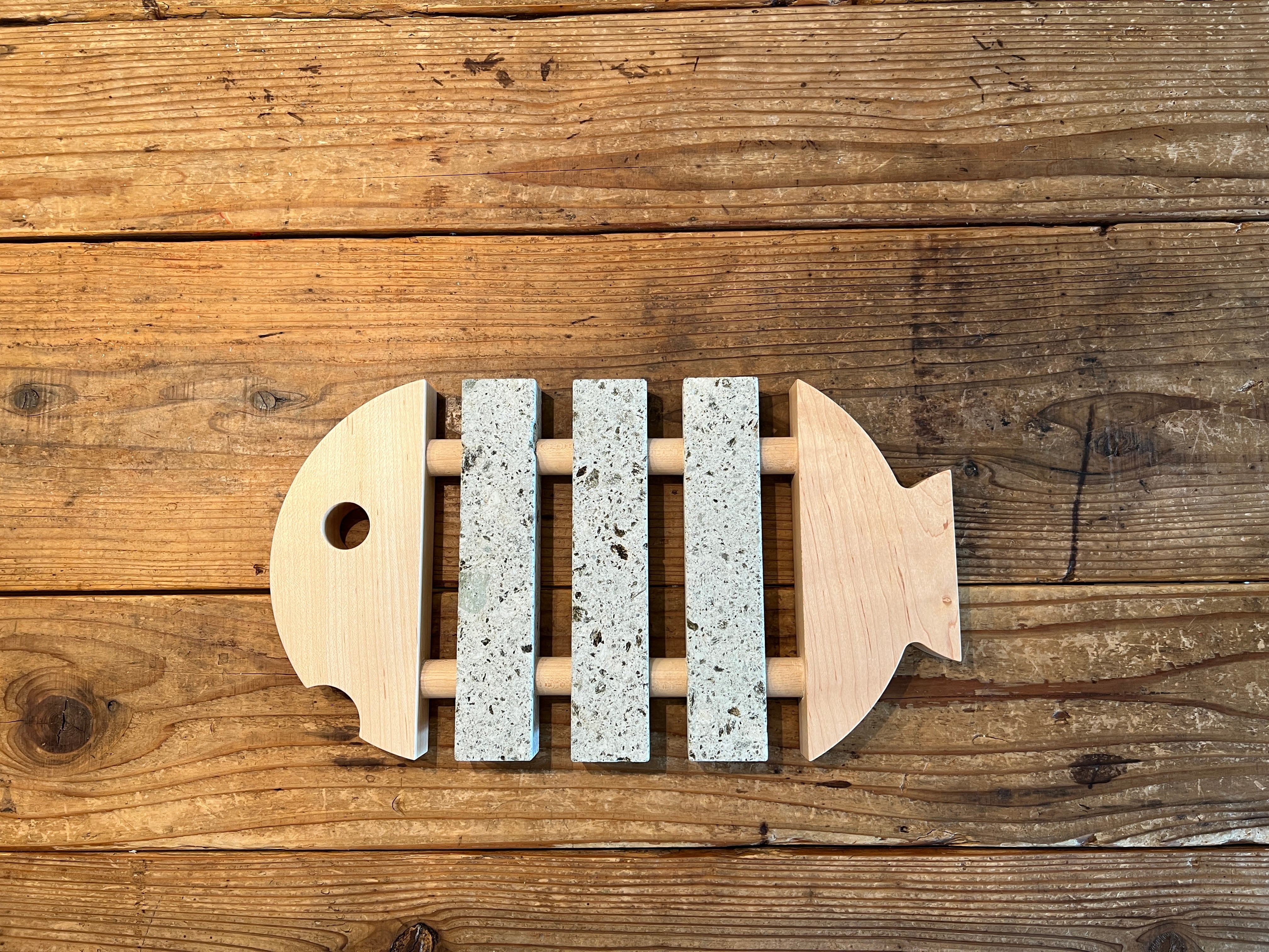 大谷石 鍋敷 サカナ | 303 Product