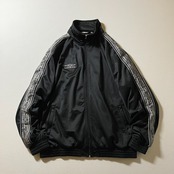 00s UMBRO　ロゴテープ　トラックジャケット　ジャージ　アンブロ　ブラック　XL 古着