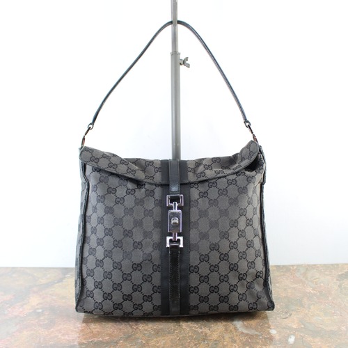 ◎.GUCCI JACKY LINE GG PATTERNED SEMI SHOULDER BAG MADE IN ITALY/グッチジャッキーラインGG柄セミショルダーバッグ2000000060231