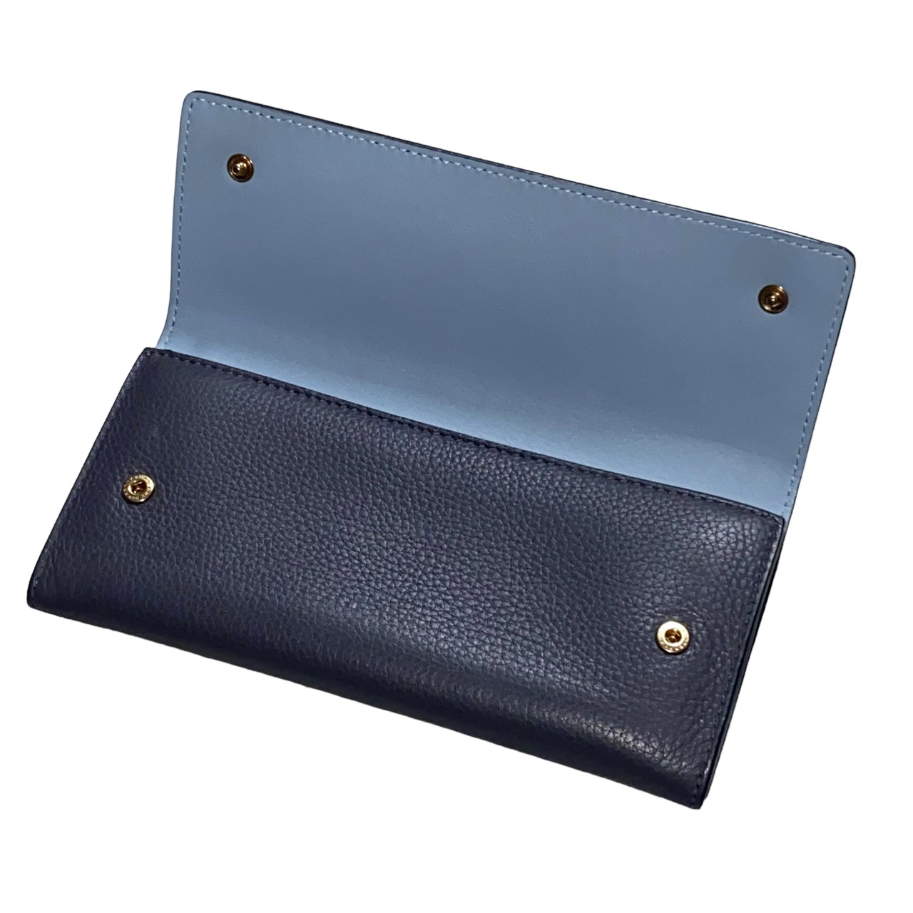 BURBERRY bicolor leather wallet