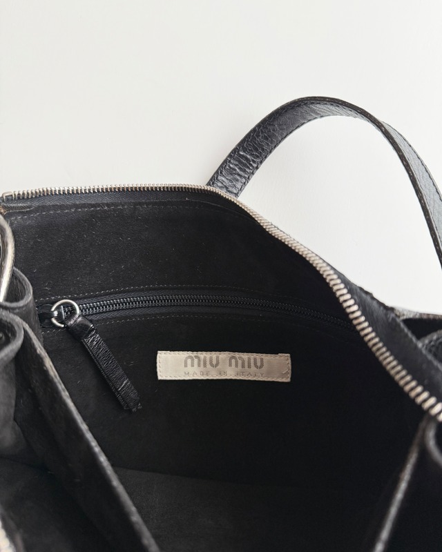 FW1999 MIU MIU LEATHER SHOULDER BAG