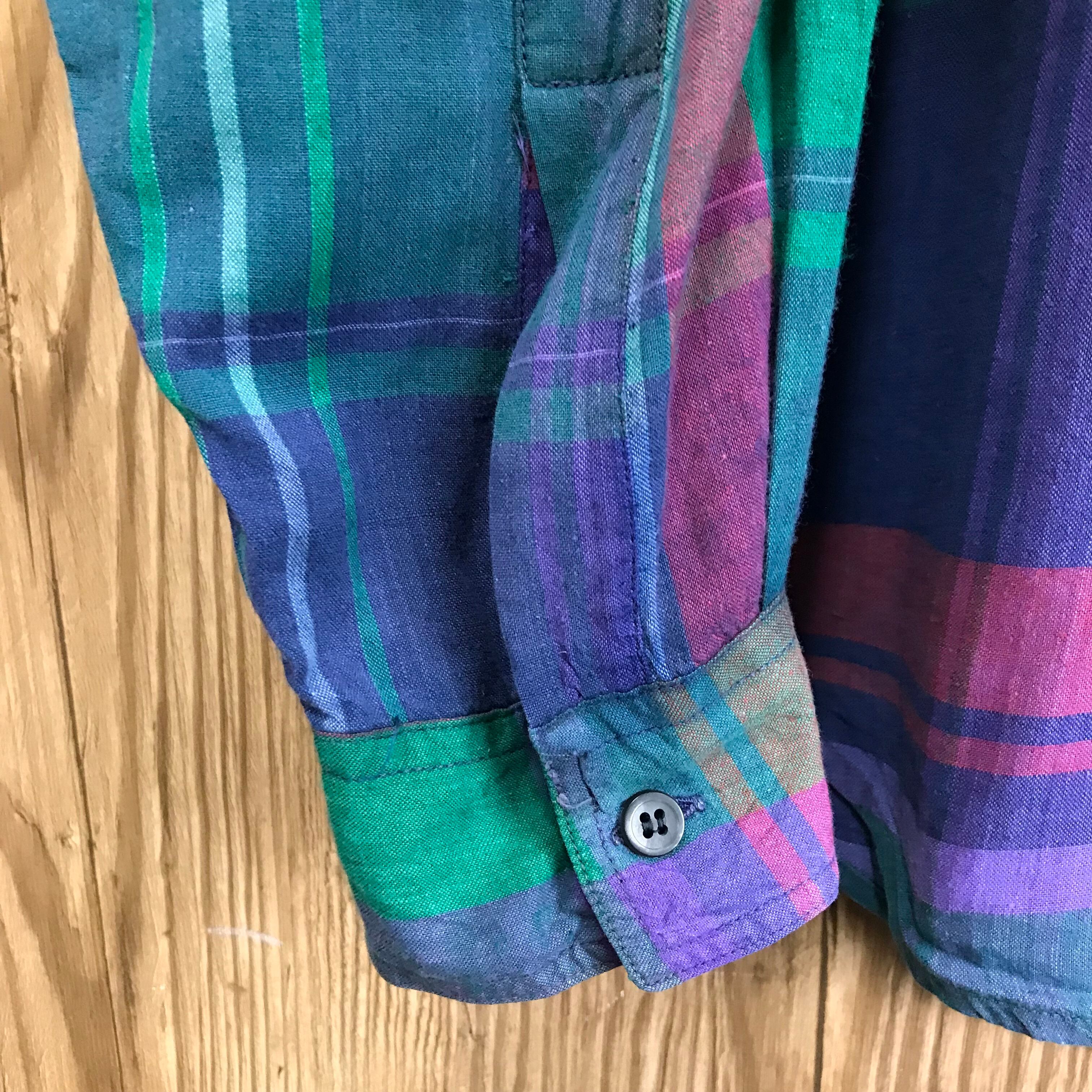 【デッドストック】 DOCKERS ドッカーズ 90s ロングスリーブシャツ M 90s vintage 古着 ビンテージ ドッカーズ DOCKERS 長袖シャツ ロング