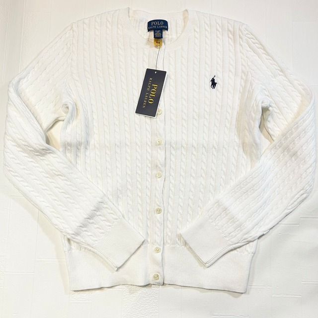 大人もOK  ガールズXL 160cm ラルフローレン  CCカーディガン