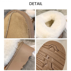 厚底 ムートンブーツ レディース 秋冬 韓国 防寒 保温 暖かい もこもこ 大人 かわいい 履きやすい 裏起毛 フェイクファー きれいめ カジュアル 大人可愛い 大人女子