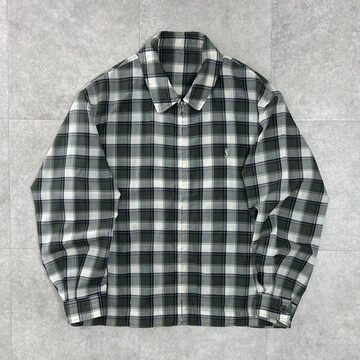イヴ・サンローラン YSL スウィングトップ ブルゾン ブラック 短丈 黒 