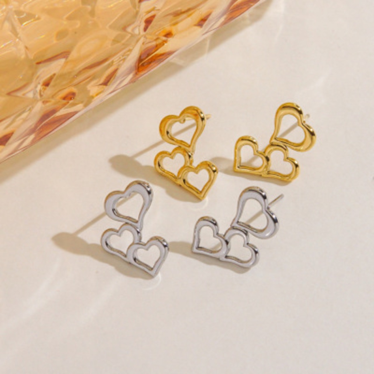 428P　heartピアス