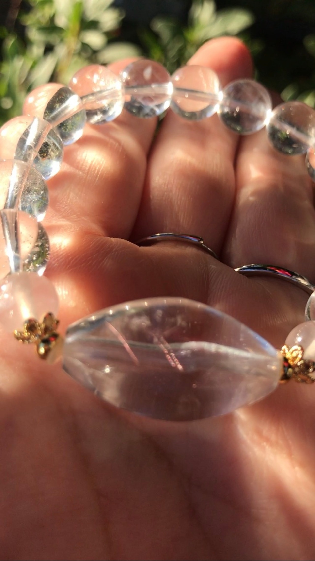 ピンクエンジェルラダー天珠＆ブルーエンジェルラダーデザイン  