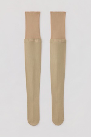 TOY LOGO KNEE SOCKS 26AWAC-016 SAND BEIGE
