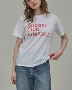 【nap】Snooze Club T-shirt  /  ナップスヌーズクラブティーシャツ