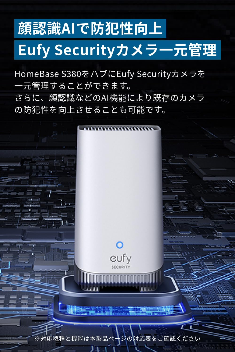 Anker Eufy HomeBase S380（AI機能付きストレージデバイス）【Eufy