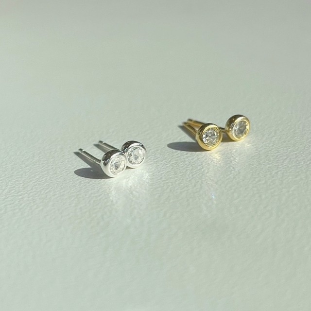 silver925 jewelry mini pierce（2colors）