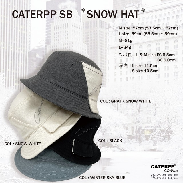 【CONV】 CATERPP SB 　SNOW HAT