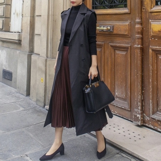 Trench gilet  coat A210507